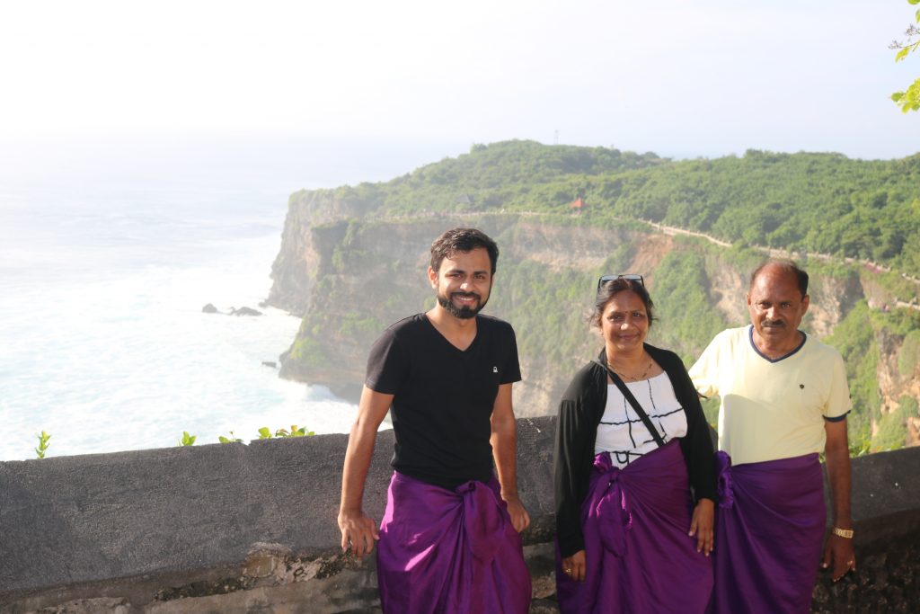 A beautiful family at Bali