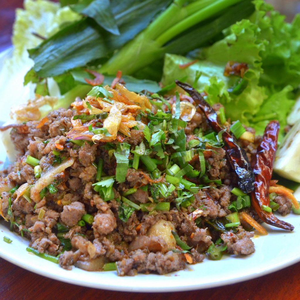 Zesty Plate of mixed greens