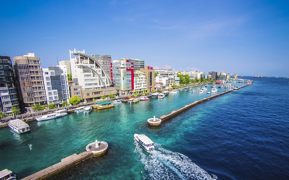Aerial view of Male City