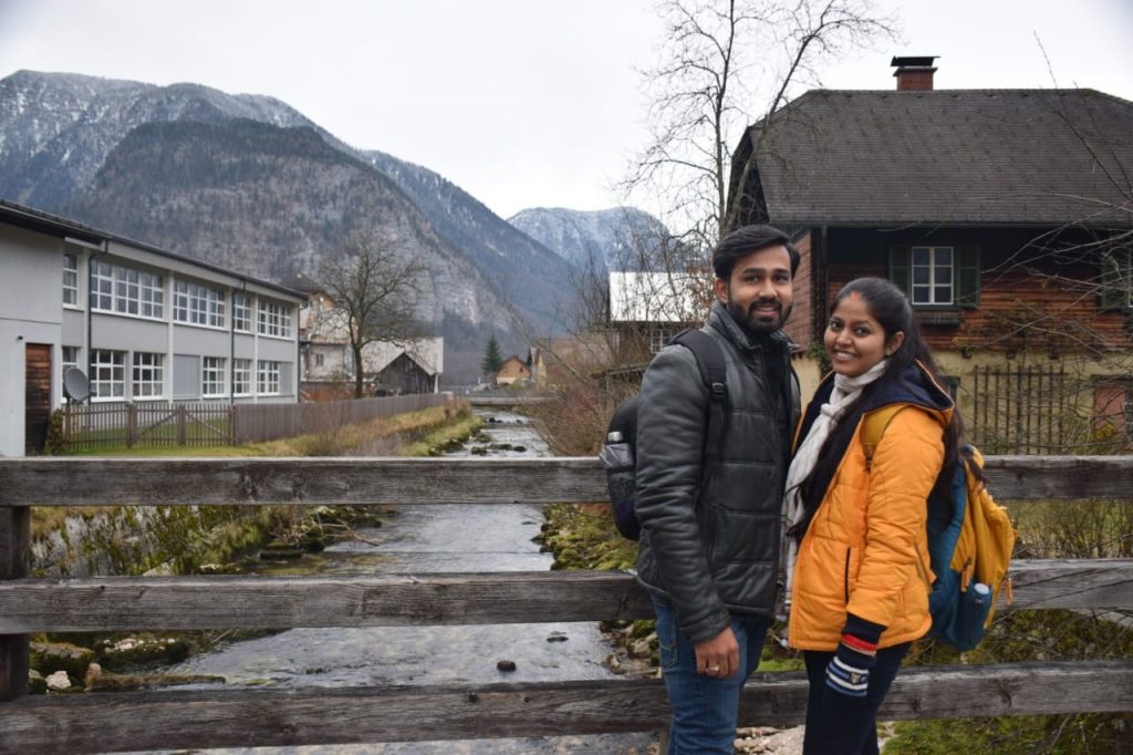 A picture taken at Hallstatt in Salzburg