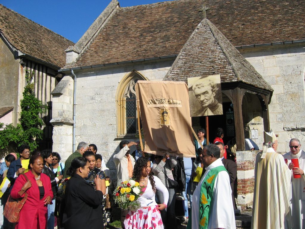 Father Jaques Desire Laval festival in mauritius