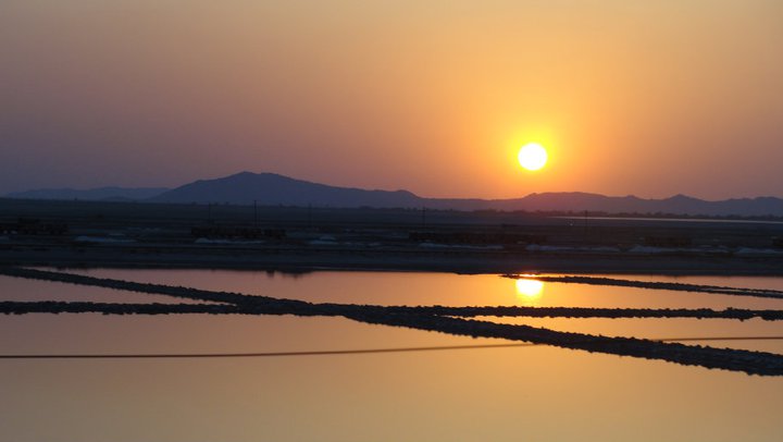 An old picture of Sambhar Salt lake