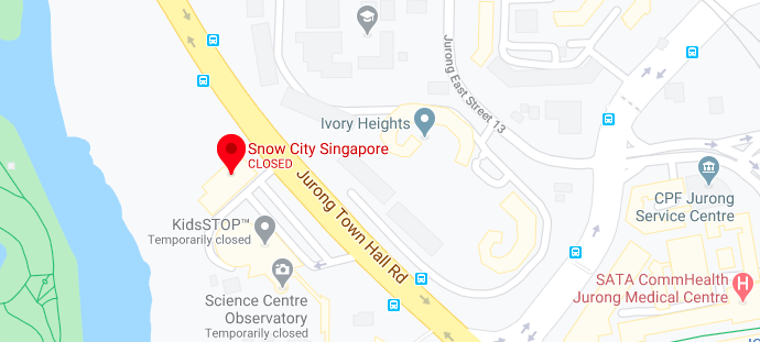 Location of the Snow City Singapore