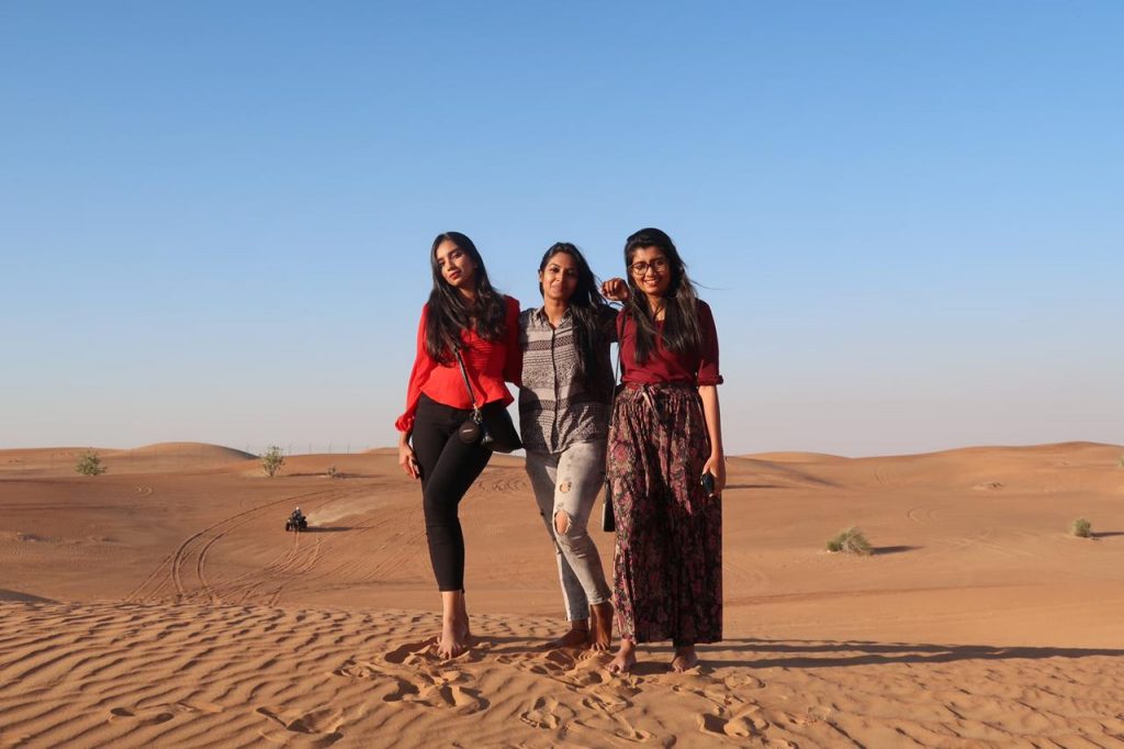 A picture on trip to Dubai