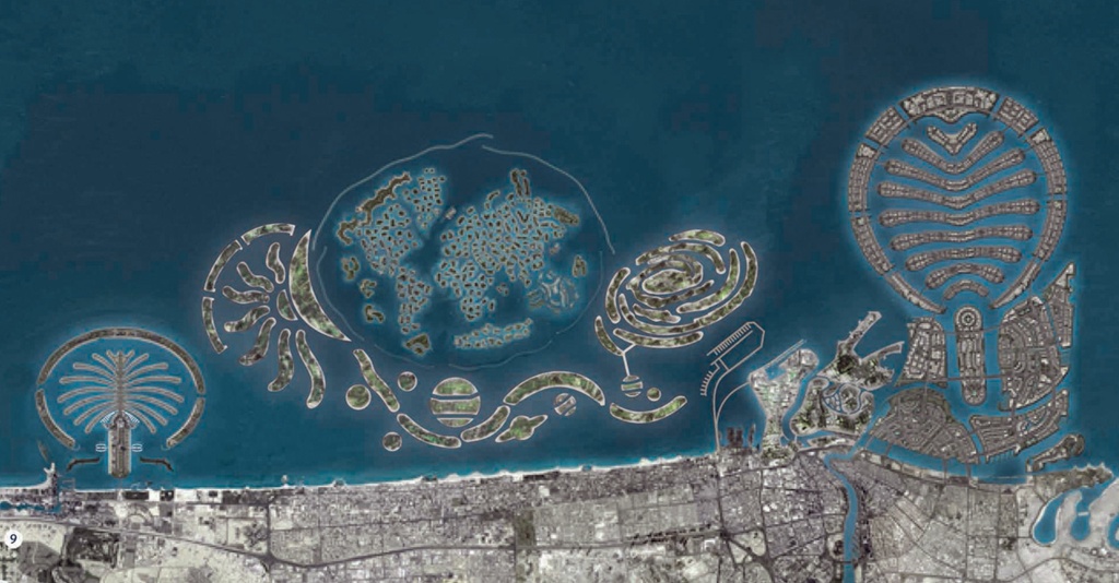 Palm islands Dubai