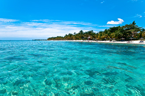 Trou aux Biches coast