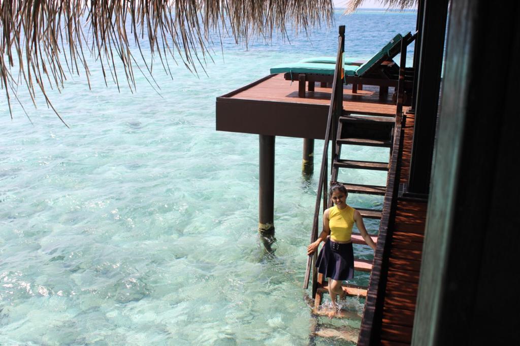 A resort in maldives