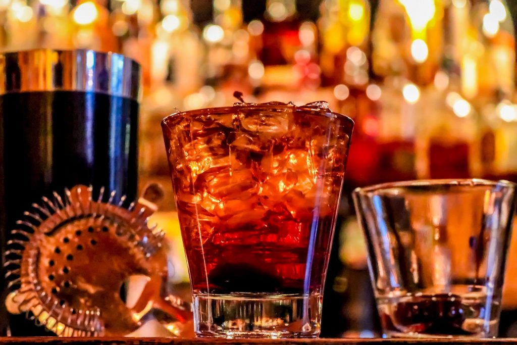 Cocktail in a glass