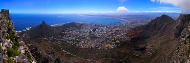 Cape town view from Table Mountain