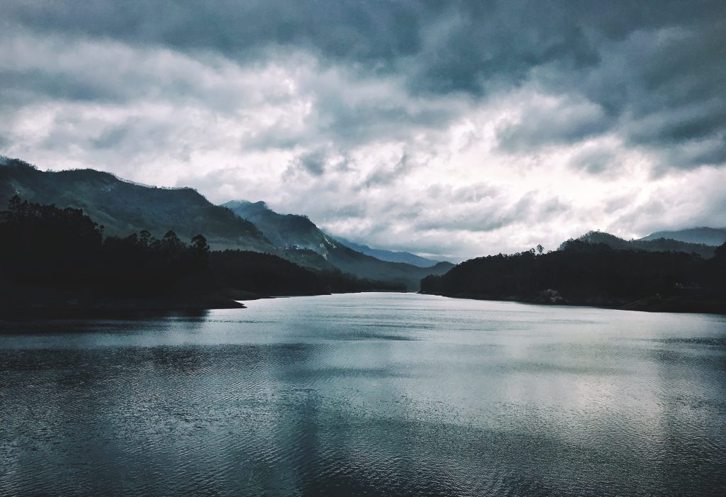 The mountains and backdrops in Munnar