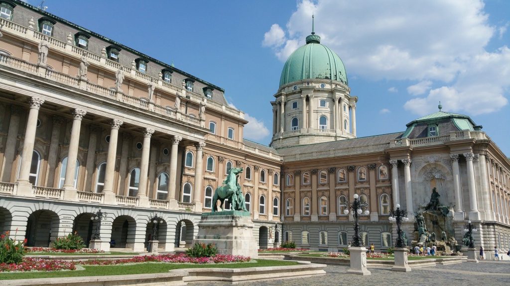 The view of the Buda Castle, Budapest