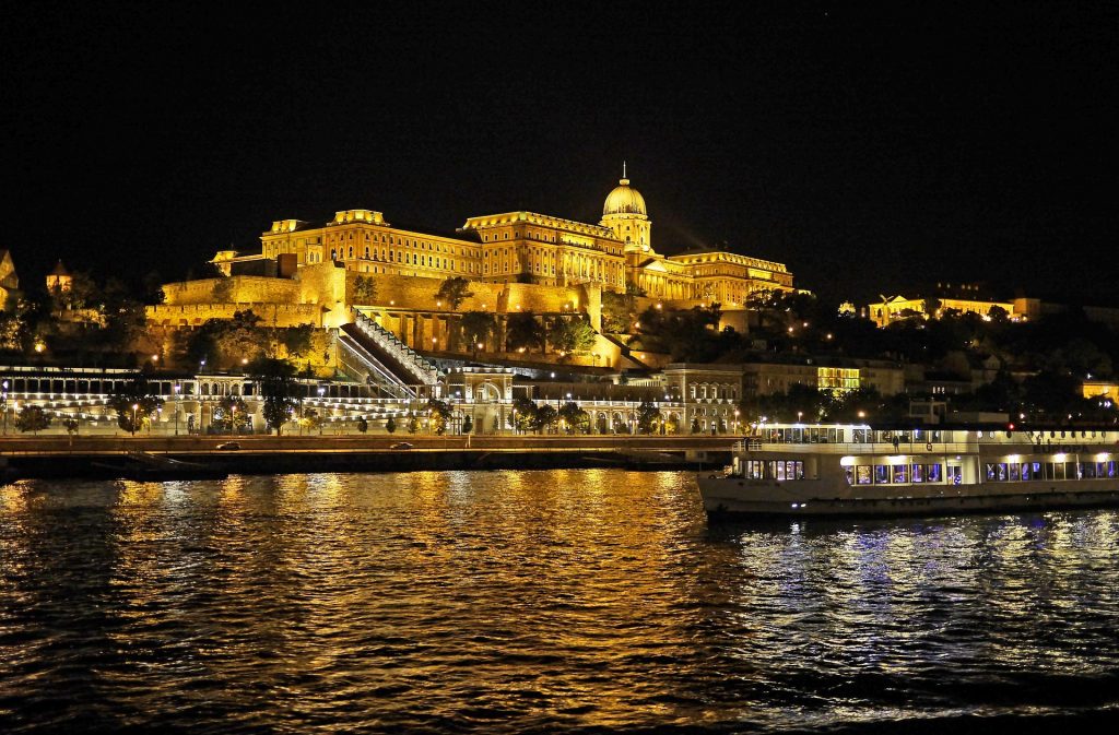 The view of the Danube river cruise, Budapest