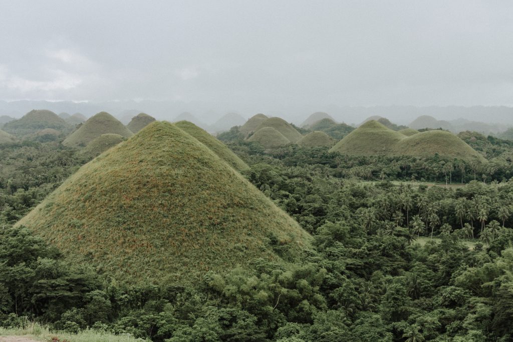 The Chocolate Hills in the Phillipines