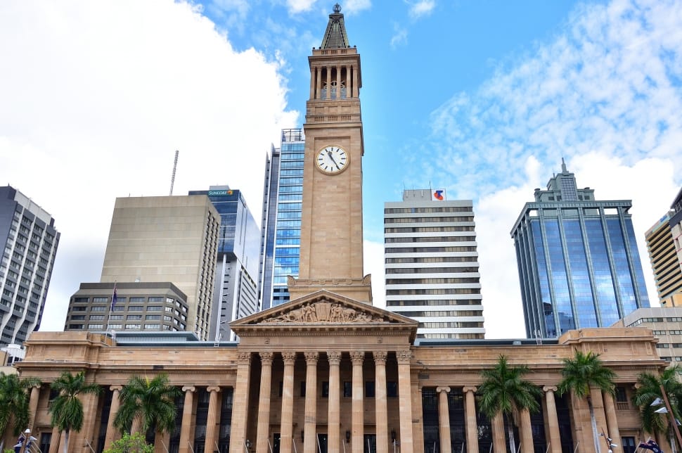 city hall in brisbane
