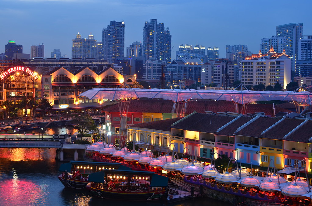 Clarke Quay, top 5 places to visit in East coast of singapore