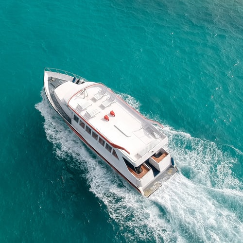 Aerial view of Maldives Cruise