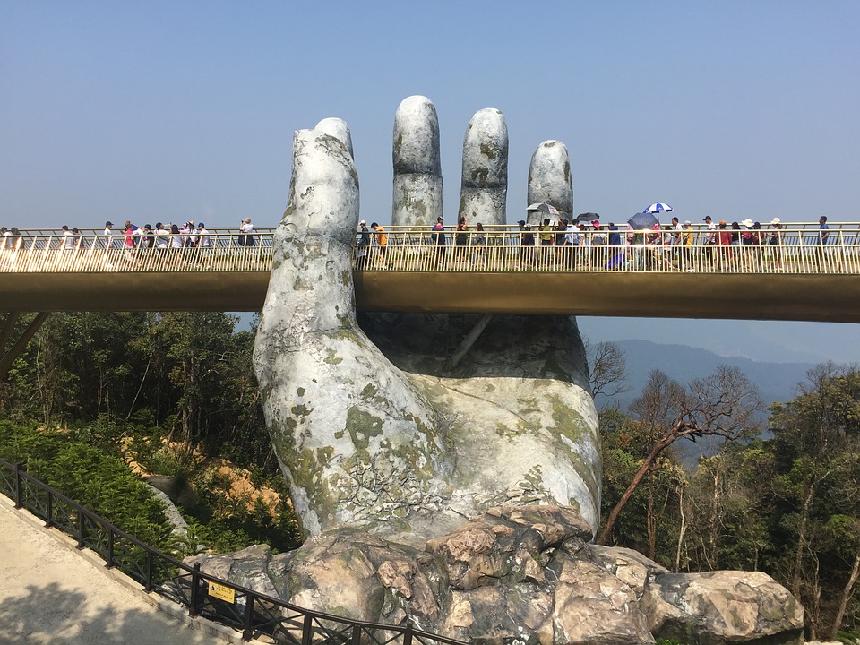 Golden Bridge in Ba Na Hills