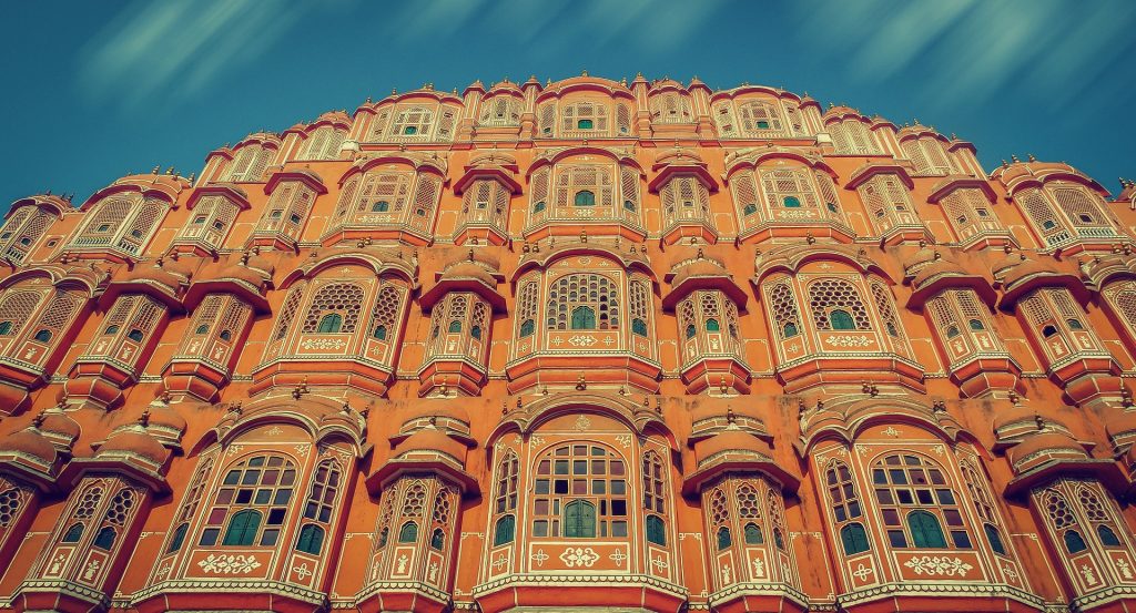 View of the Hawa Mahal