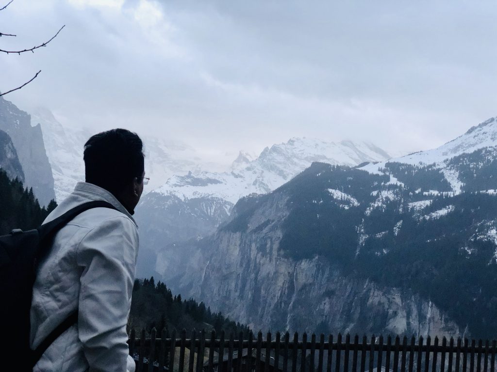 stunning views of titlis