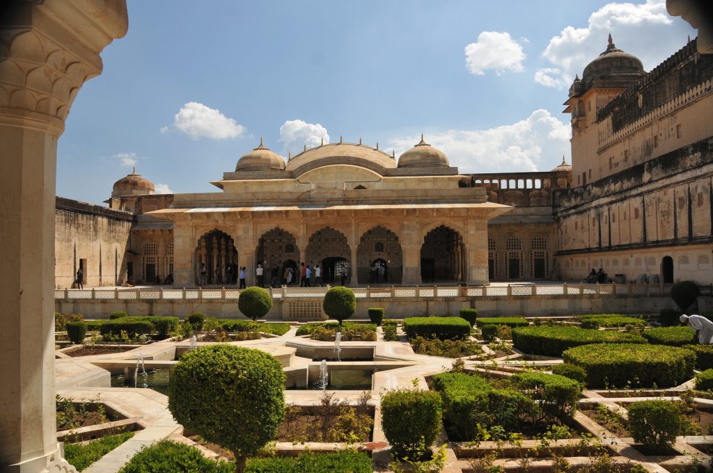 The insides of the Fort of Jaipur