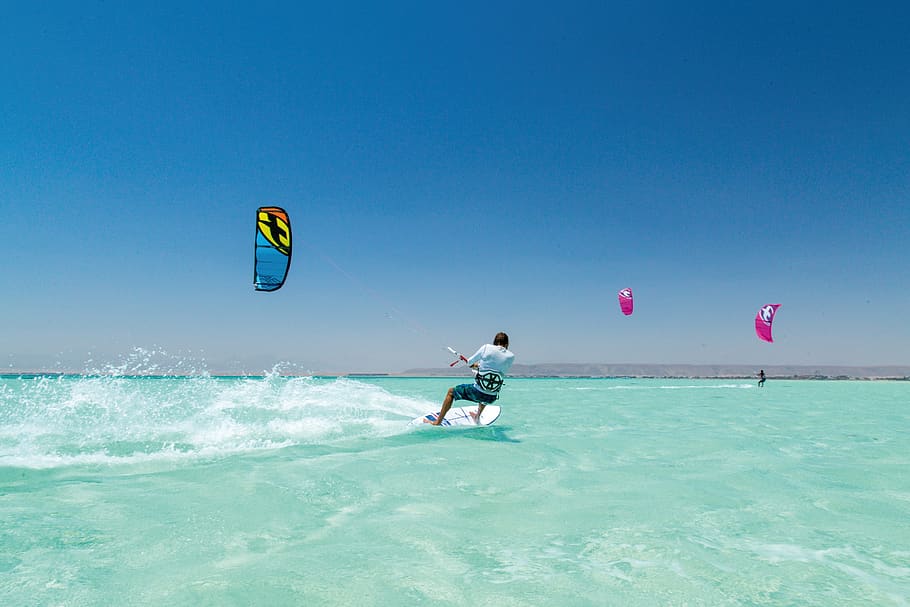 Wind Surfing at the East Coast Park