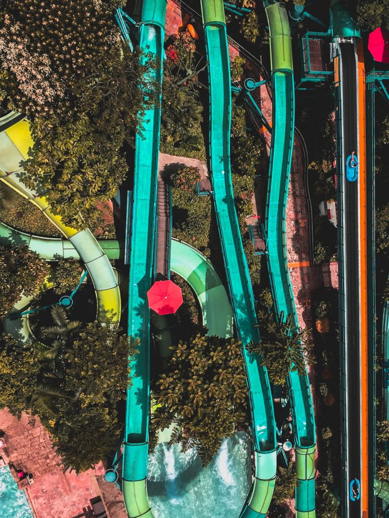 waterslides