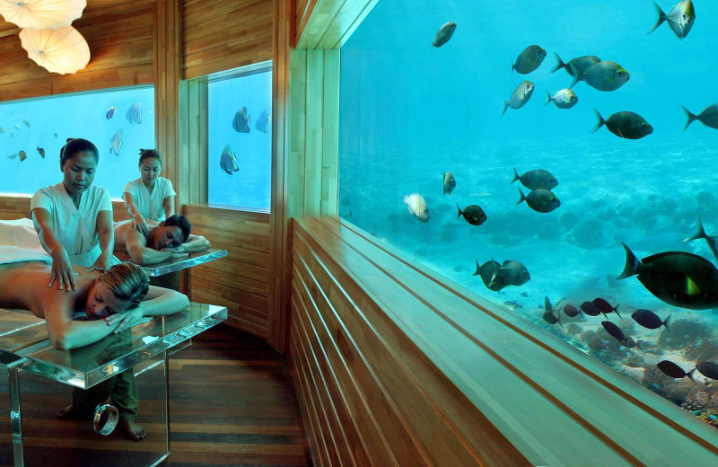 Underwater Spa experience at Maldives