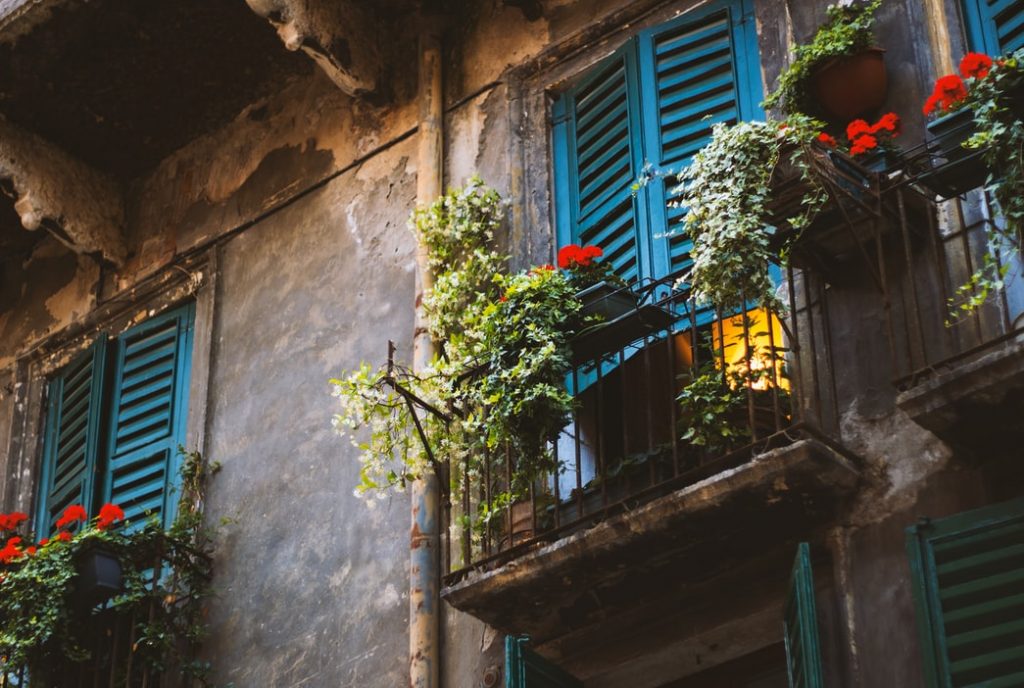 A cute balcony in Verona, Italy.