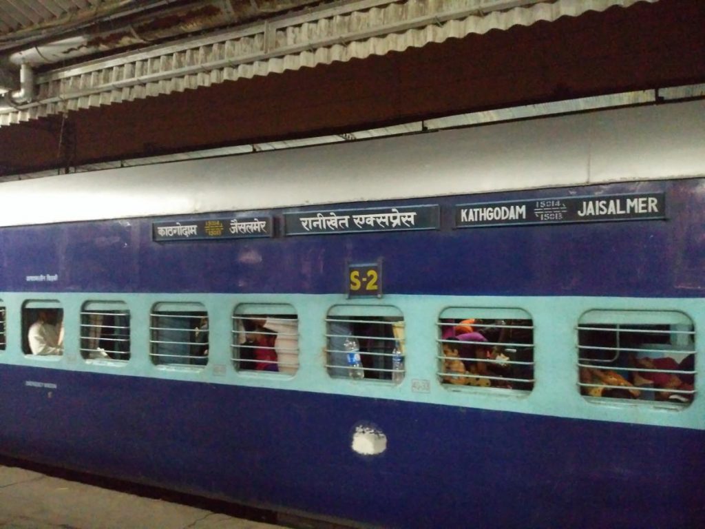 Ranikhet express from Jaisalmer
