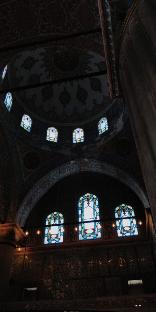 Interior of the biue mosque