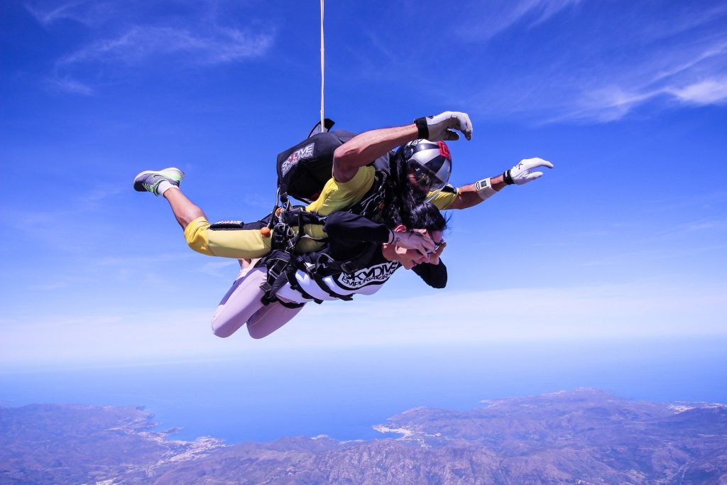Skydive in Tirol in Austria