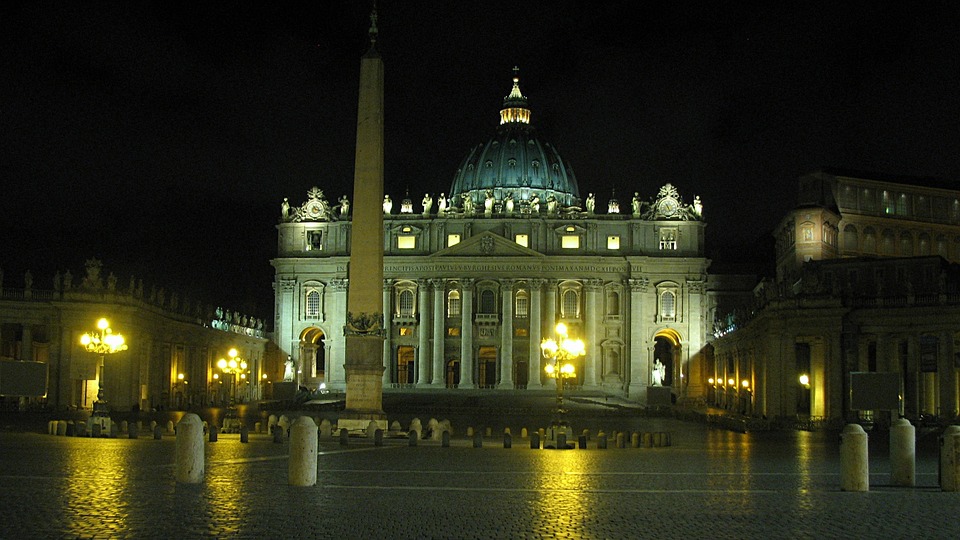 Evening at St Peters Basilica