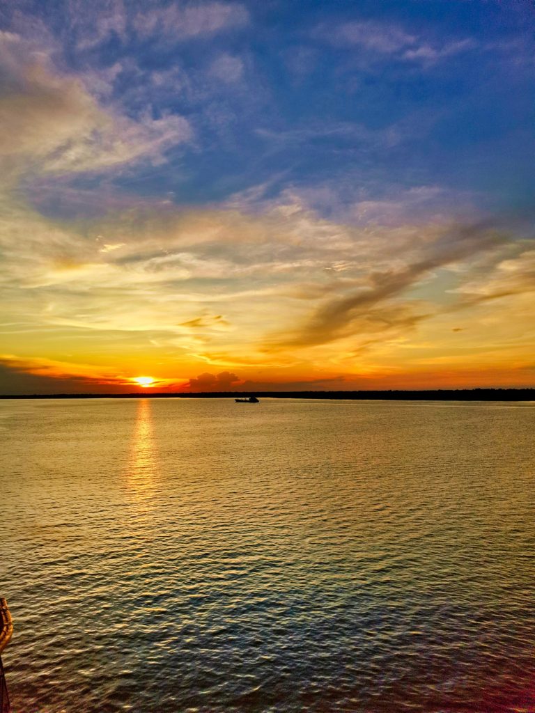 Sunset view in Malacca Beach, Malaysia worth visiting from SIngapore