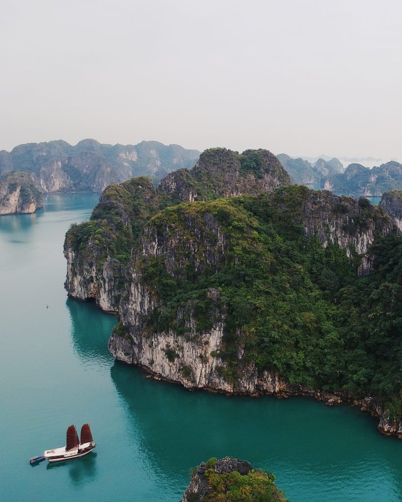 One of the Island in Halong bay