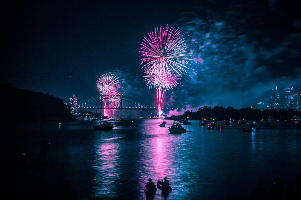 New Year's eve at Sydney
Cockatoo Island Sydney