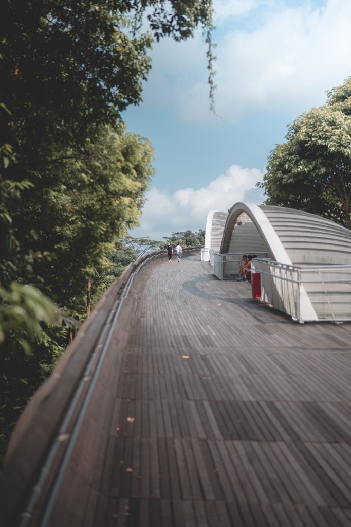 A park above mount faber, one of the best places to visit at Singapore in February