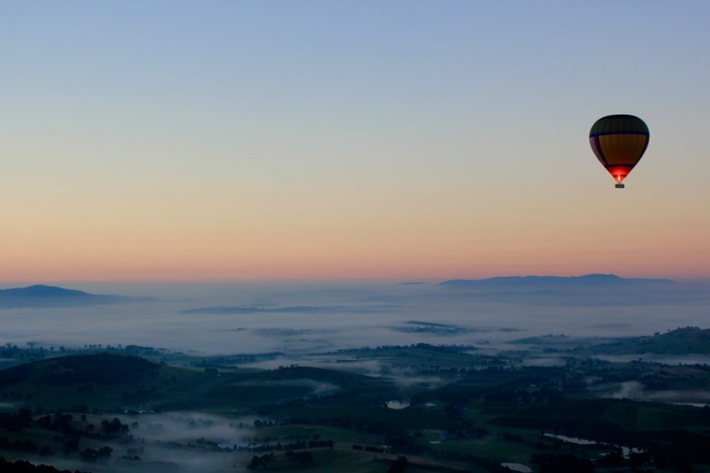 Yarra Valley hot air ballooning