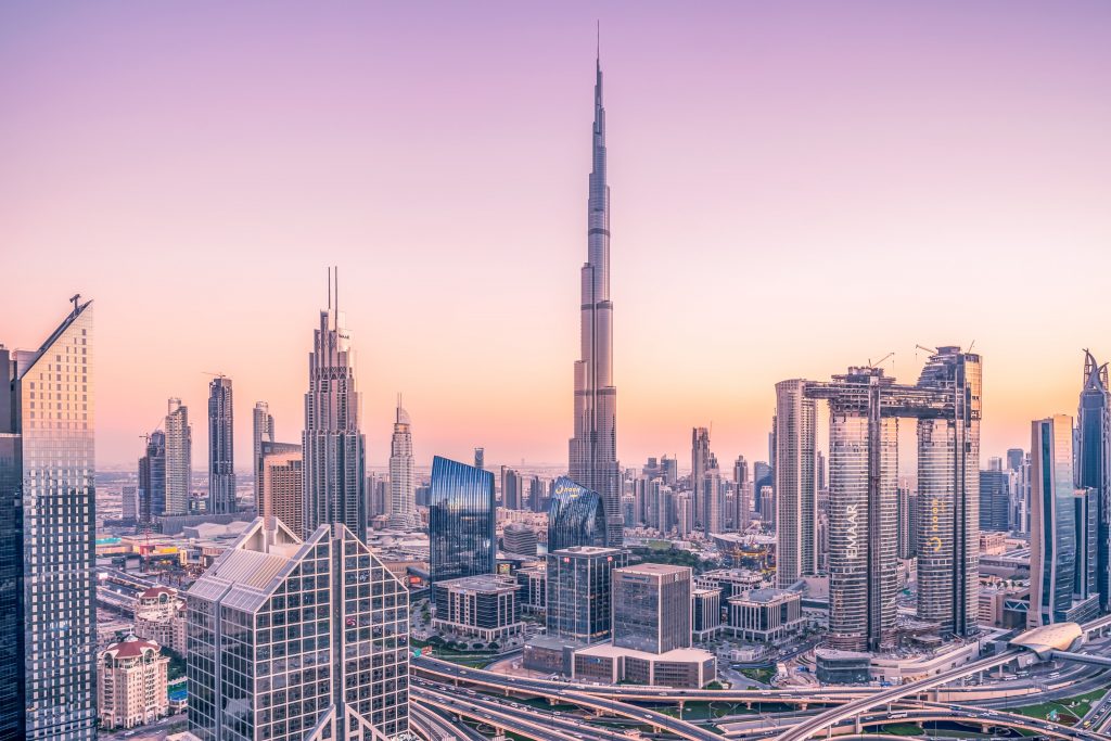 A picturesque view of Dubai