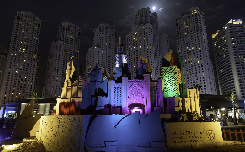 An awesome picture of Expo 2020 in Dubai in UAE