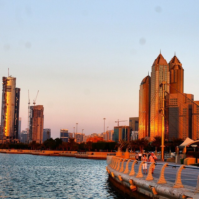 Sunset at the Corniche Beach