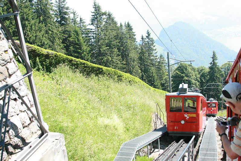 Cogwheel railway at Mt.Pilatus