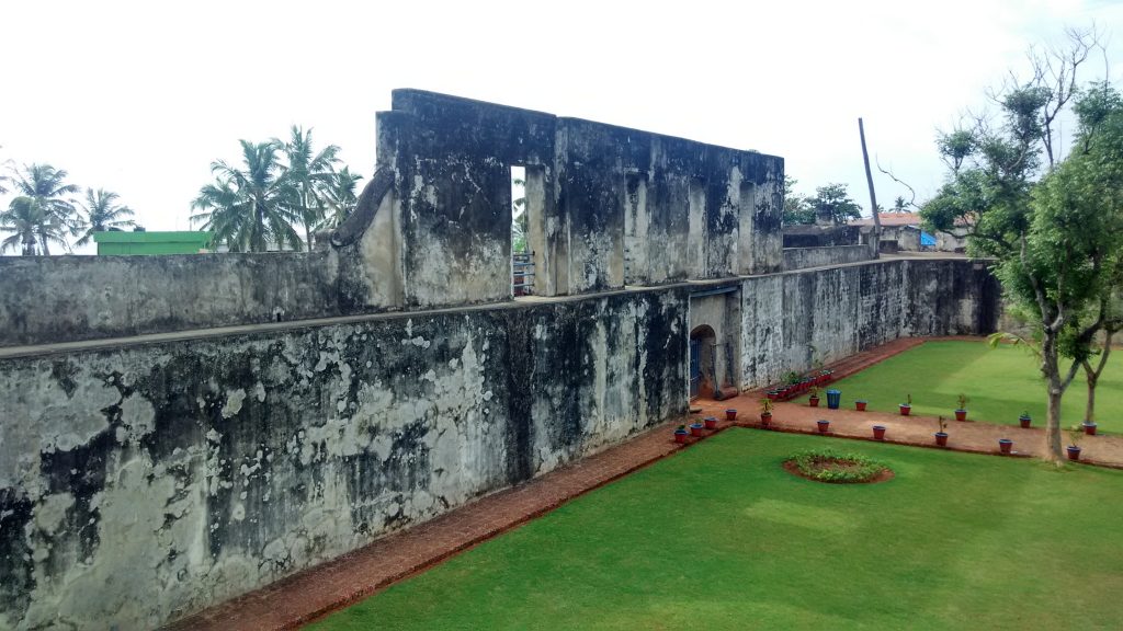 A picture of Anjengo Fort in Varkala Beach