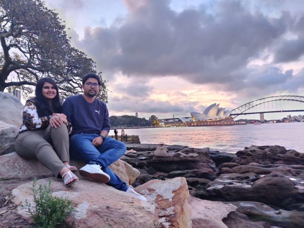 While exploring Sydney during our Honeymoon to Australia