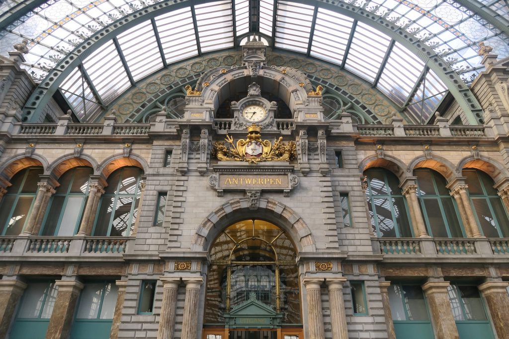 Antwerp Railway station, Antwerp, Belgium.