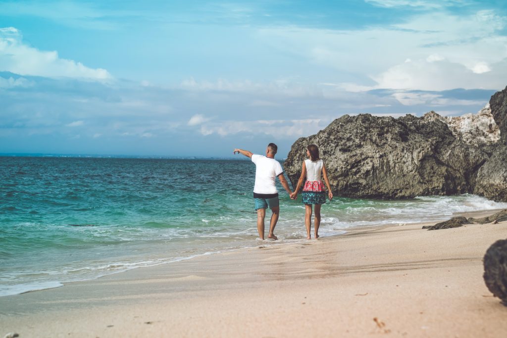 Romantic beach in Kannur