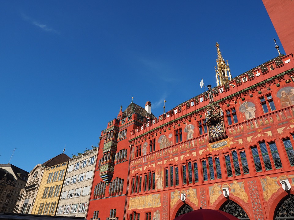 Basel City Hall Facade