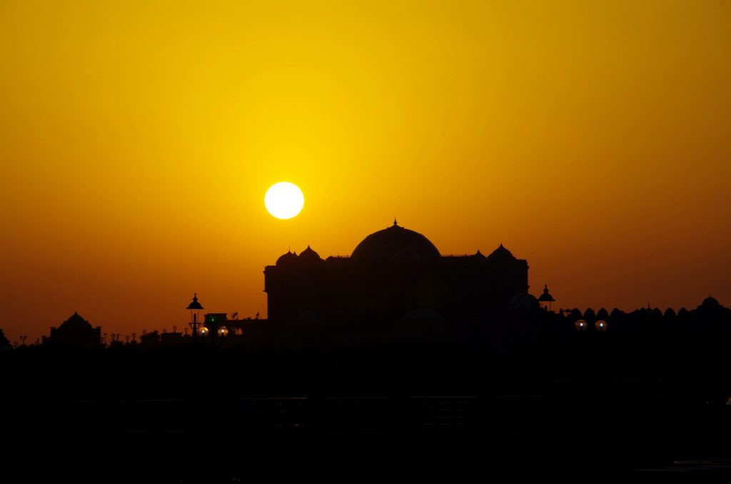 Sunrise in Abu Dhabi