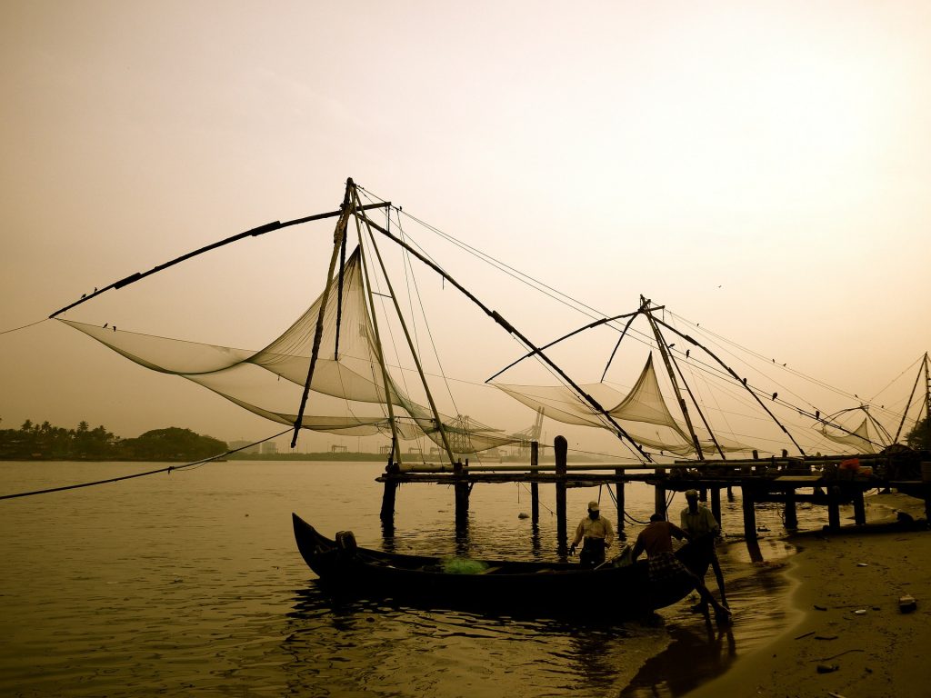 Chinese fishing, Kochi Fort