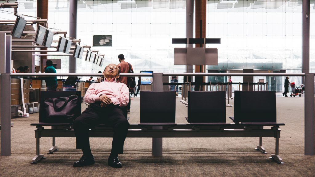 Tired of waiting for the flights