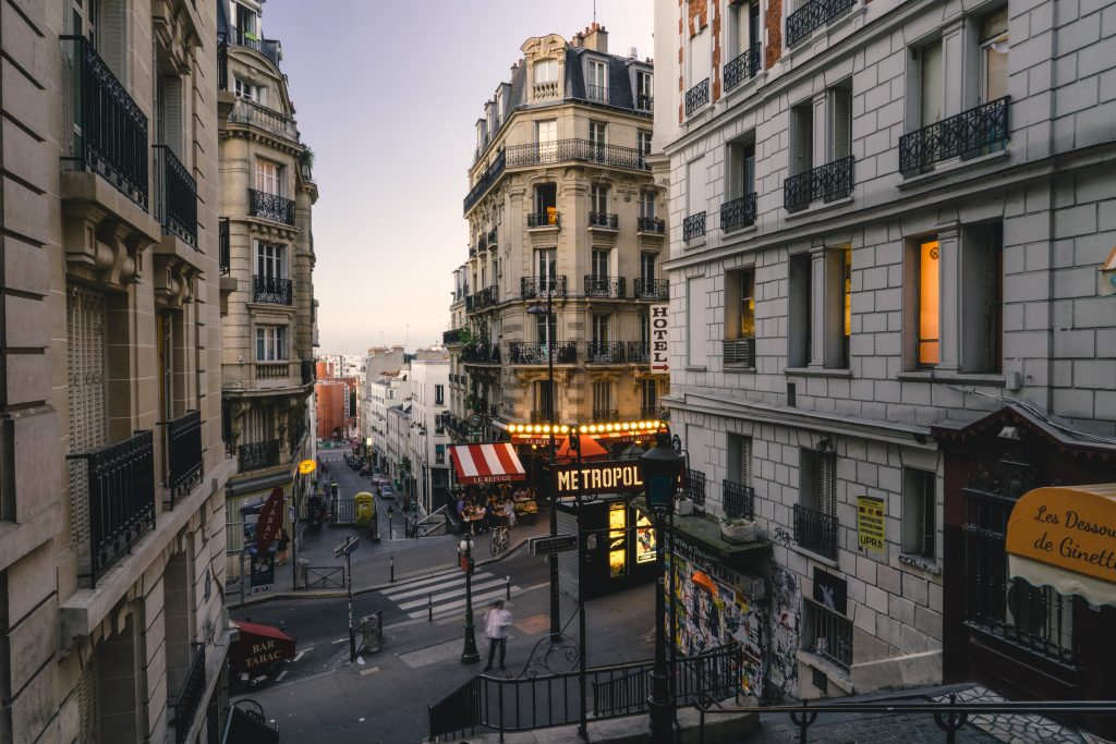 Montmartre in Paris, one of the best places to visit in Europe during winter time